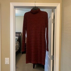 Kohl’s SO Wine Marble Sweater Dress